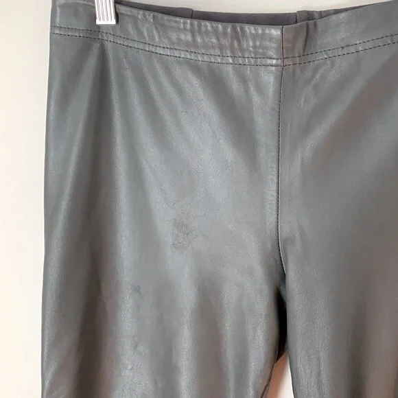 Guess by Marciano size 8 grey lamb leather leggings - Picture 14 of 14